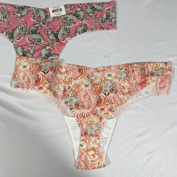 NWT $40 Spanx [ PLUS 3X ] Breathable Under Statements‎ Thong in Dog & Zebra - Picture 9 of 16